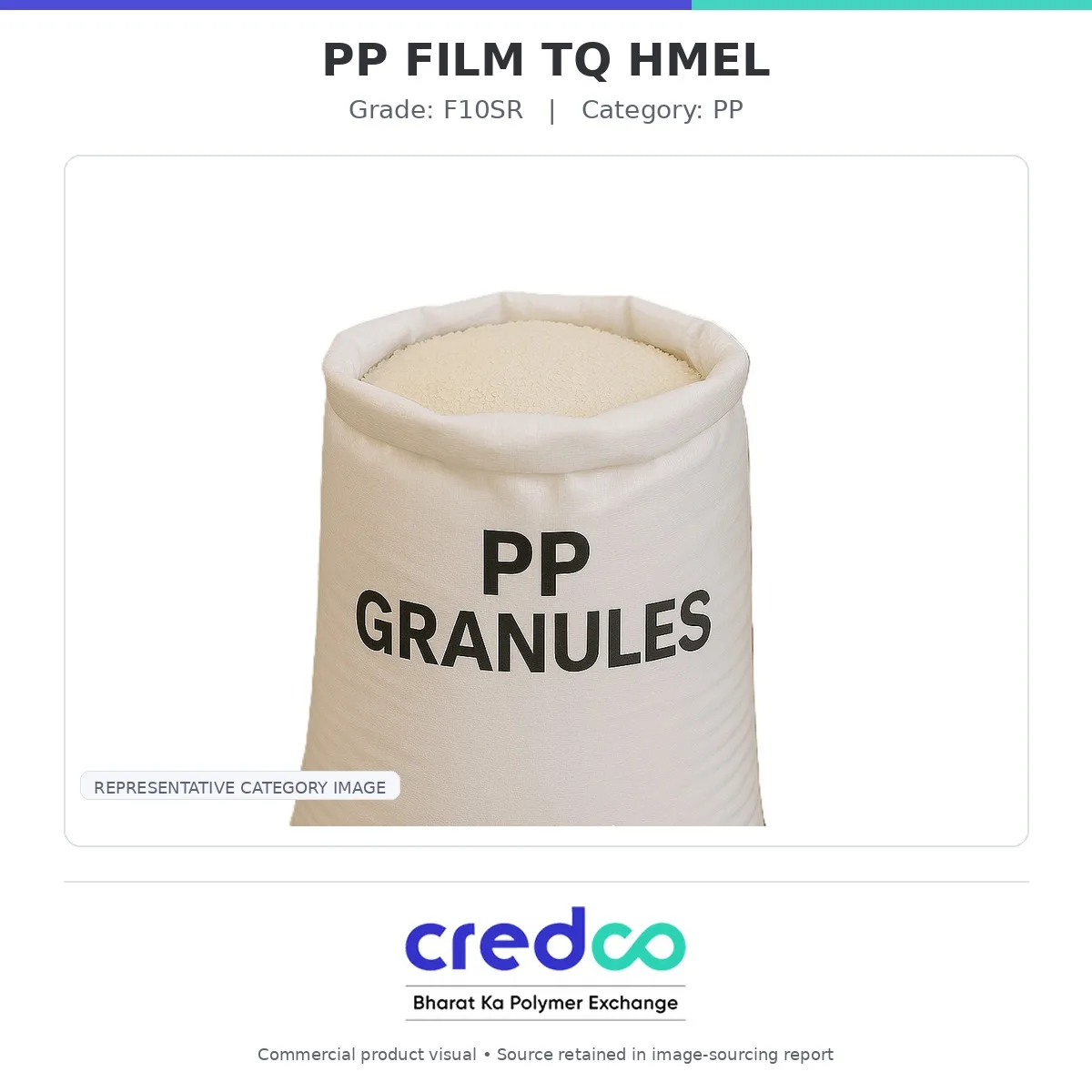 PP FILM TQ HMEL — HPCL-Mittal PP granules packaging