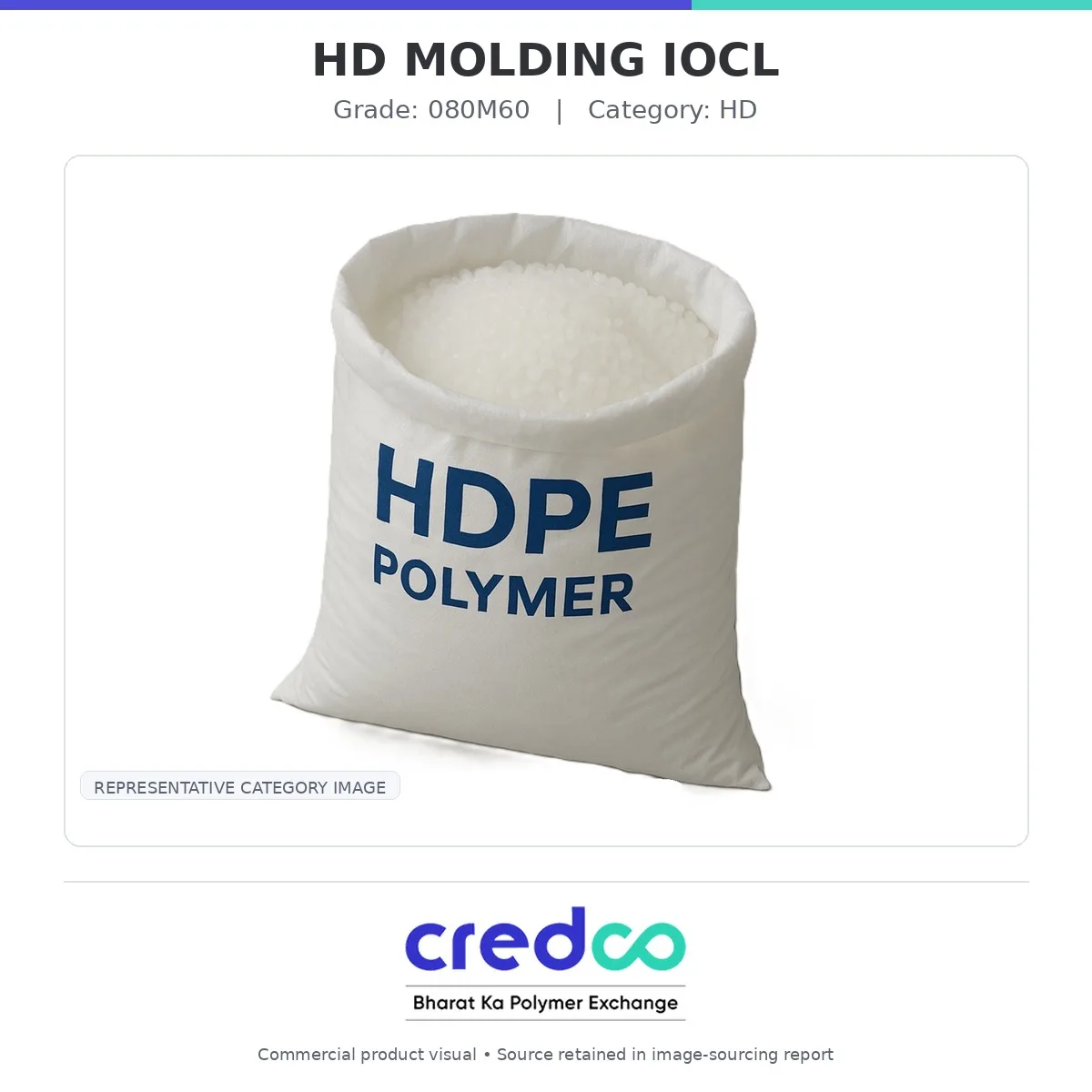 HD MOLDING IOCL — IOCL HD granules packaging