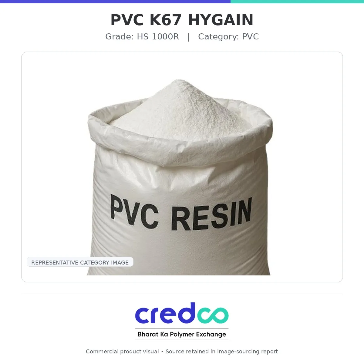 PVC K67 HYGAIN — Hygain PVC granules packaging