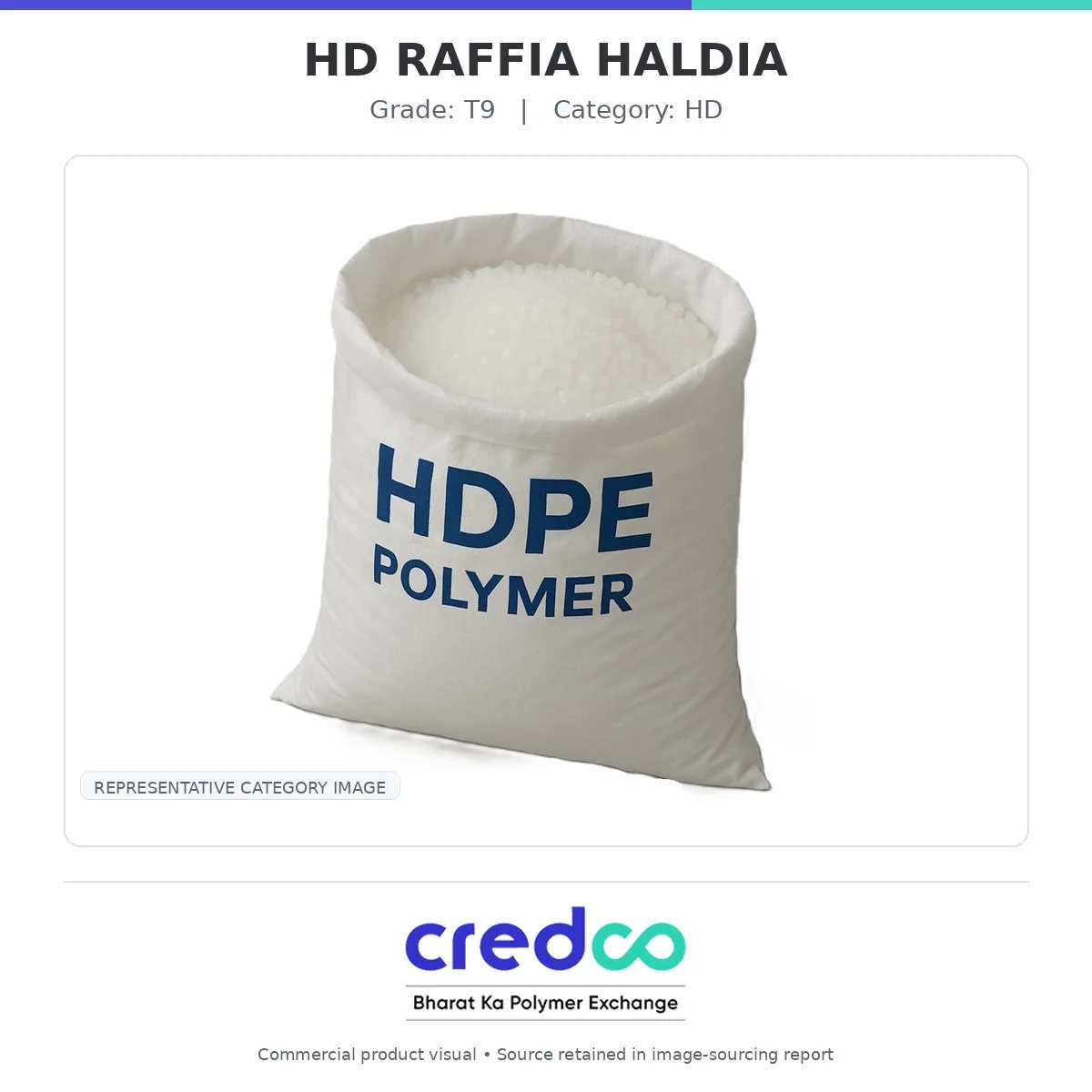 HD RAFFIA HALDIA — HALDIA HD granules packaging